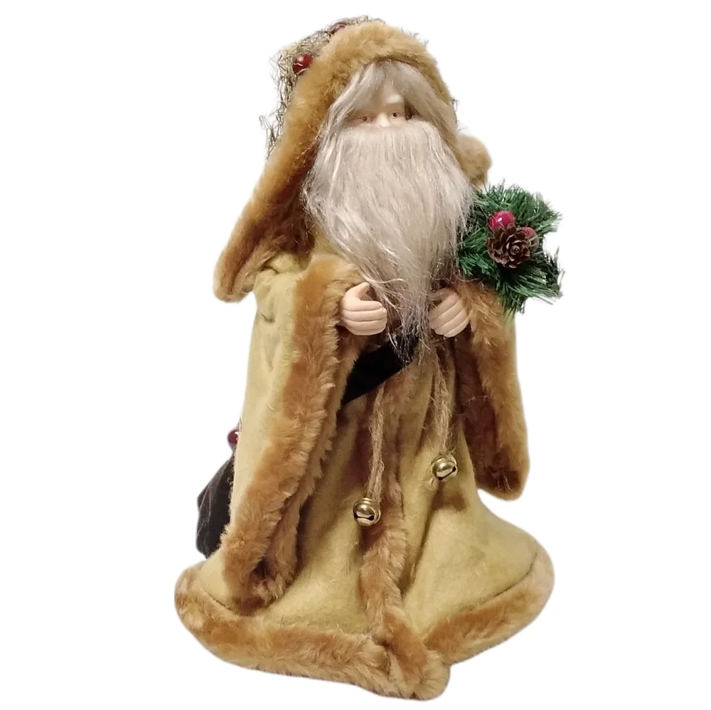 Old World Santa Handcrafted Holiday Rustic Woodlands Retro Luxury Collectors Pc